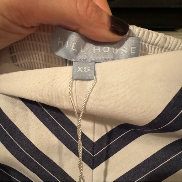 NWT Hill House Home - The Margot Dress - Navy Stripe - XS - Picture 7 of 12